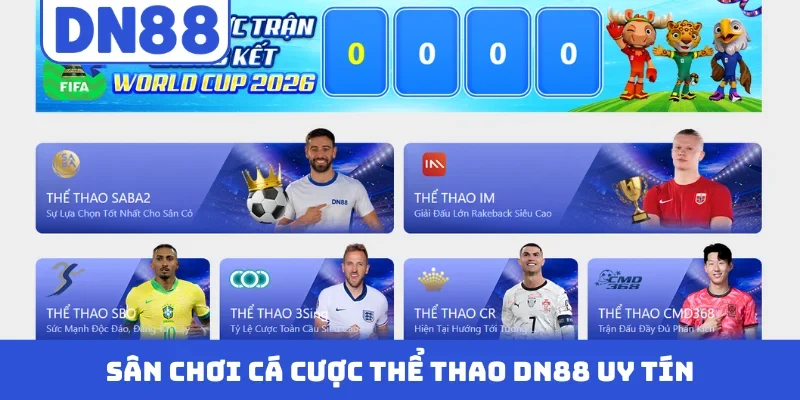 Sân chơi cá cược thể thao DN88 uy tín